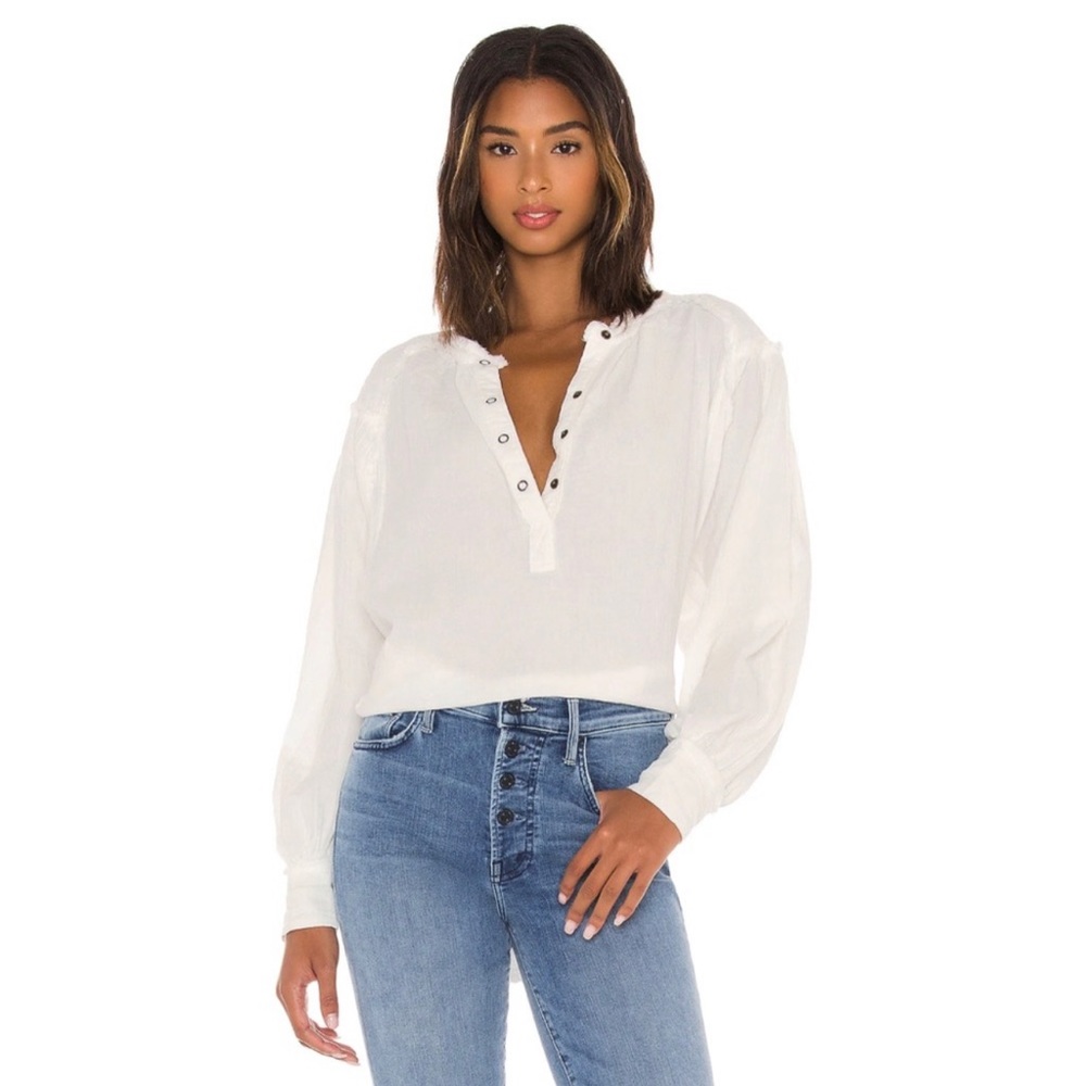 Free People Beach Day Pullover In Ivory Size medium